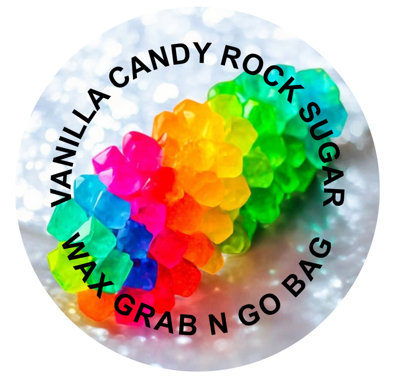 VANILLA ROCK CANDY SUGAR WAX GRAB N GO BAG