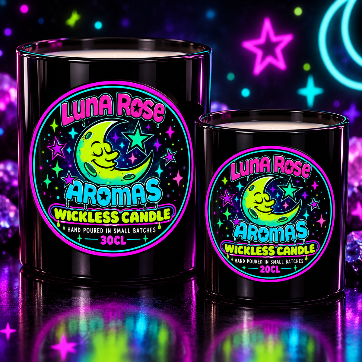 20CL WICKLESS CANDLES