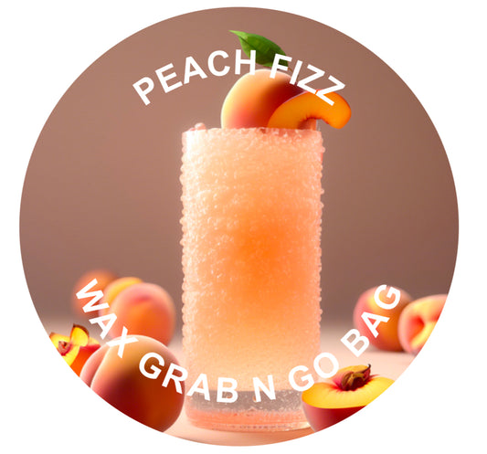 PEACH FIZZ WAX GRAB N GO BAGS