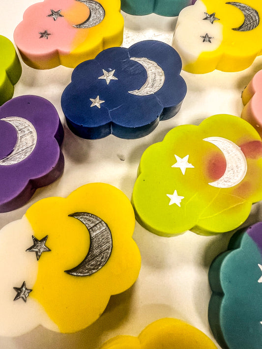 SMALL MOON WAX SHAPES