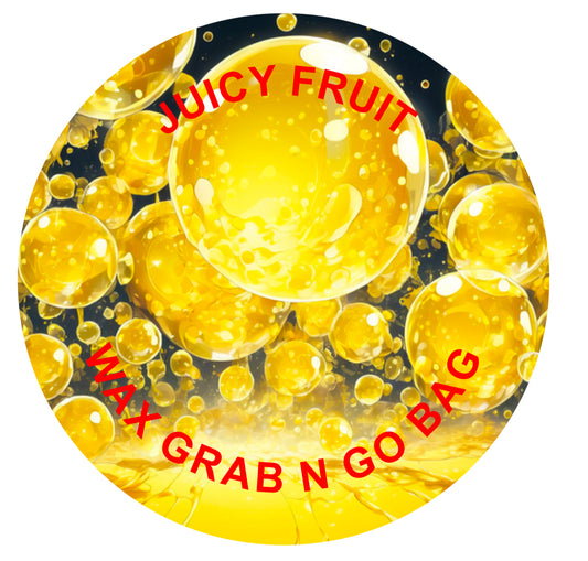 JUICY FRUIT WAX GRAB N GO BAGS