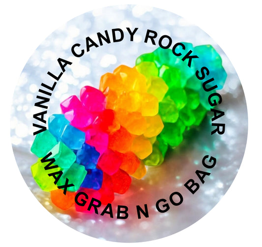VANILLA ROCK CANDY SUGAR WAX GRAB N GO BAG