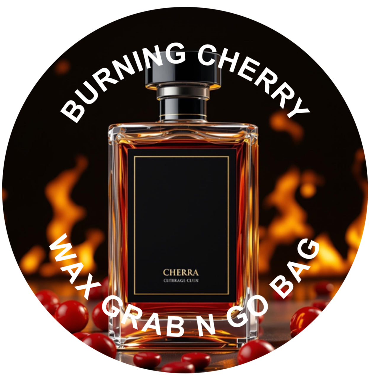 BURNING CHERRY WAX GRAB N GO BAG