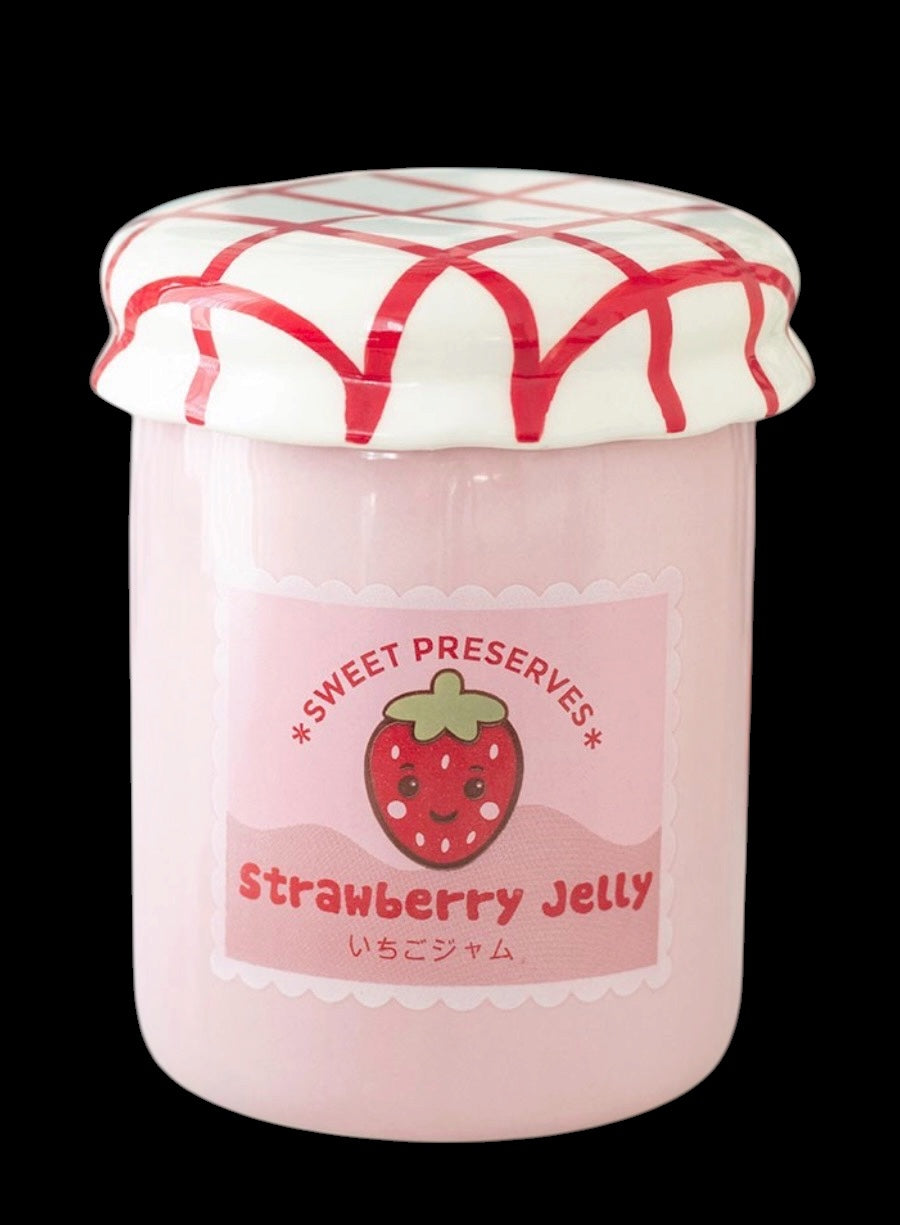 STRAWBERRY JELLY JAR WAX MELTER