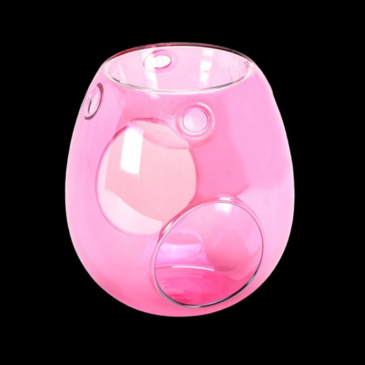 Pearl Pink Glass Wax Melter
