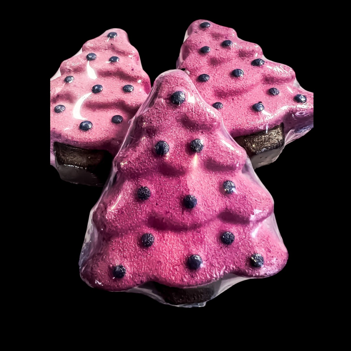 PINK CHRISTMAS TREE BATH BOMB